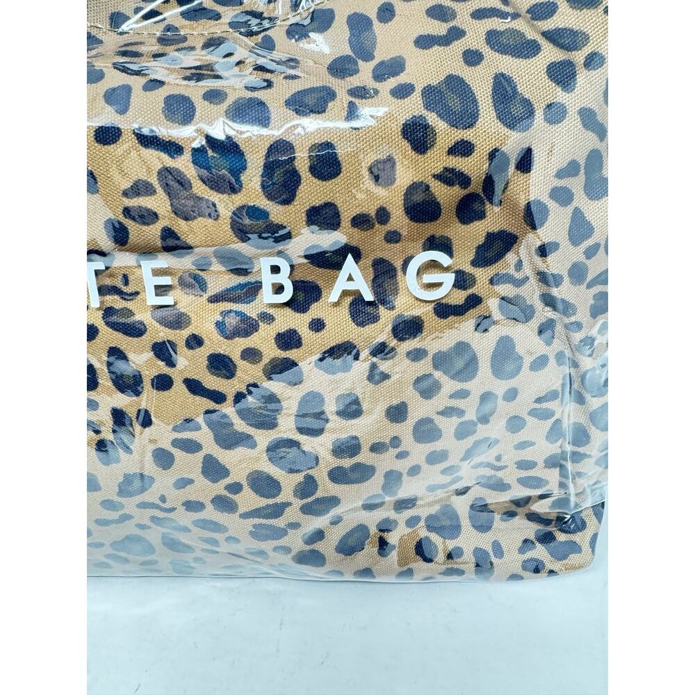 Large Leopard Print Waterproof PVC Tote Bag Shopper Travel Purse - Picture 2 of 6